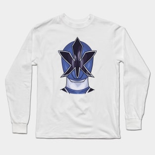 Blue Samurai Ranger Long Sleeve T-Shirt